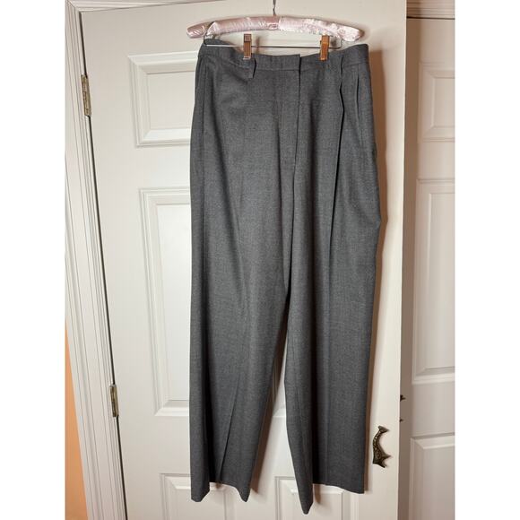 NWT The Row Wool pleated pants size 12